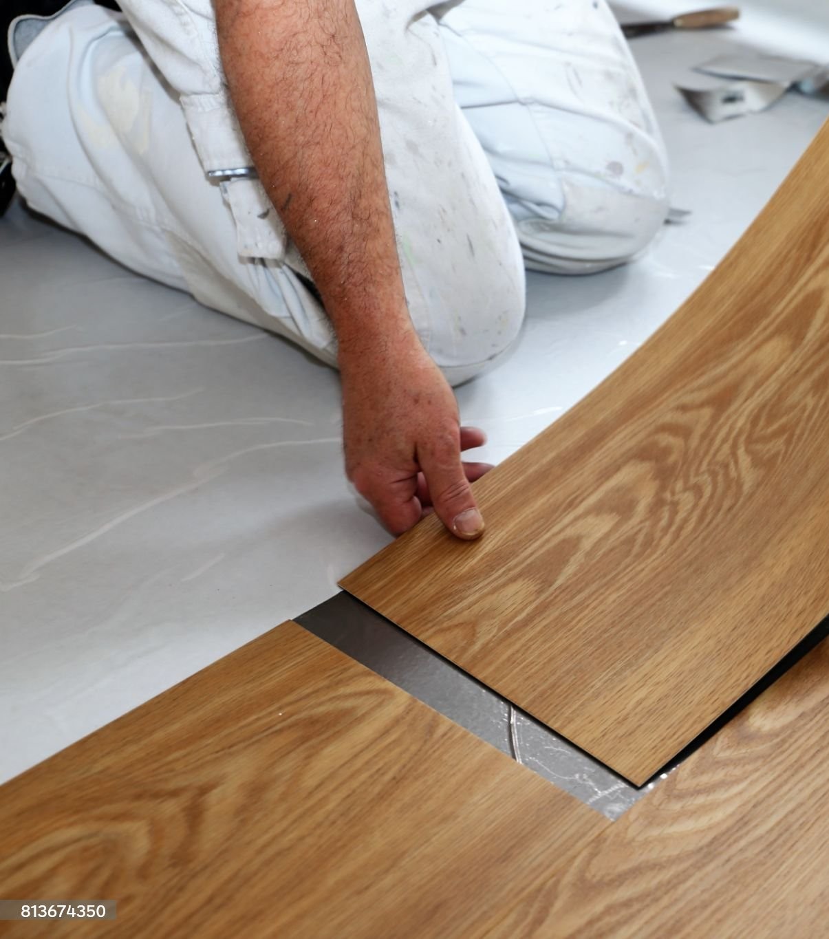 Laminate flooring installation
